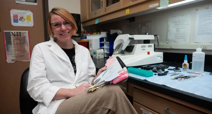 postdoc scholar in lab