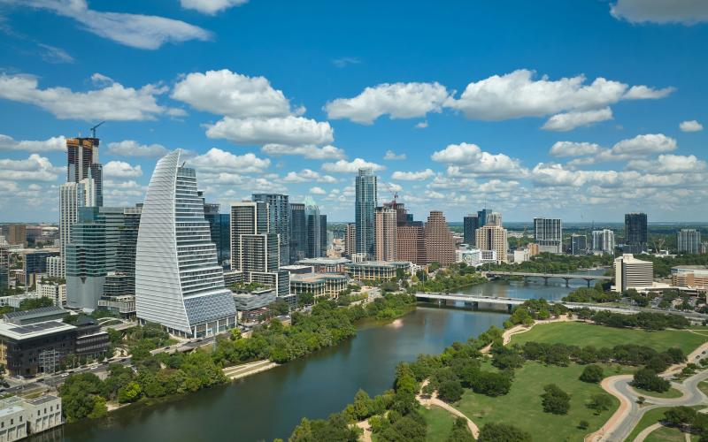 Photo of the downtown Austin, Texas skyline